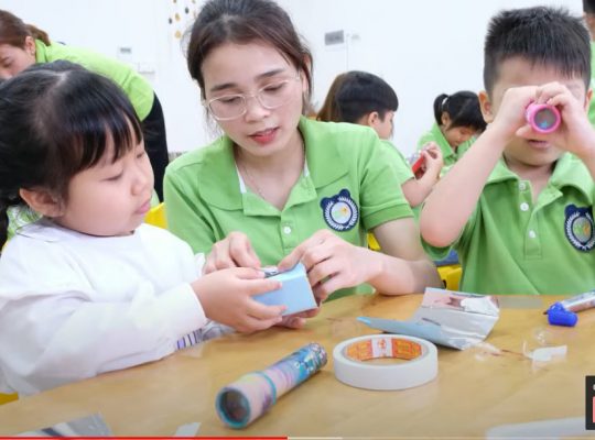 Học tiếng Anh qua steamkid cùng GCA