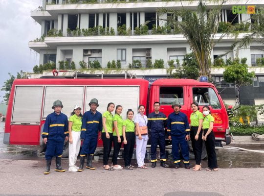 GCA tham gia thực tập chữa cháy và cứu nạn cứu hộ